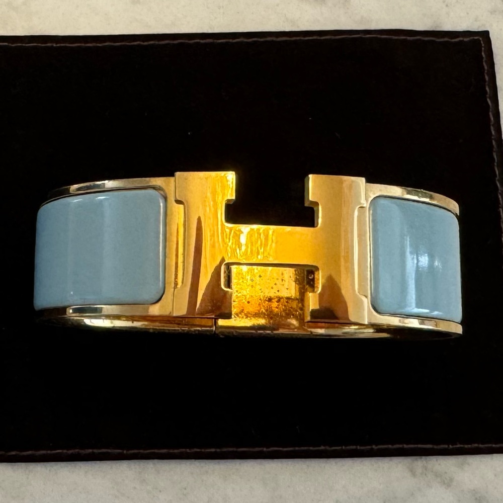 Hermes Enamel Clic Clac H Bracelet